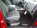 Front Seat of 2013 1500 Big Horn Crew Cab 4x4