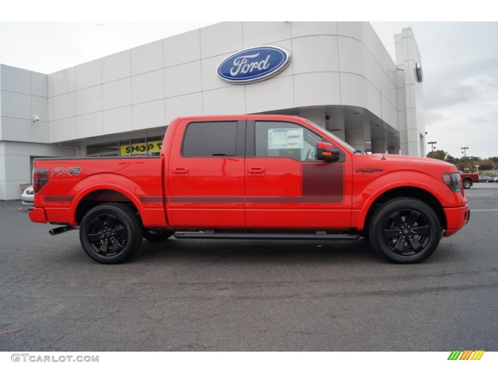 2013 F150 FX2 SuperCrew - Race Red / FX Sport Appearance Black/Red photo #2