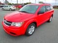 2013 Bright Red Dodge Journey SE  photo #1