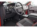 2013 Ford F150 FX Sport Appearance Black/Red Interior Prime Interior Photo