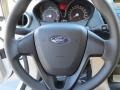 Charcoal Black/Light Stone Steering Wheel Photo for 2013 Ford Fiesta #72917050