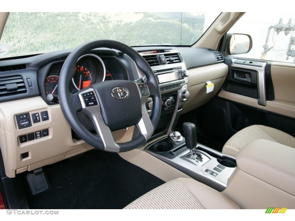 Beige Interior 2013 Toyota 4Runner SR5 4x4 Photo #72917095