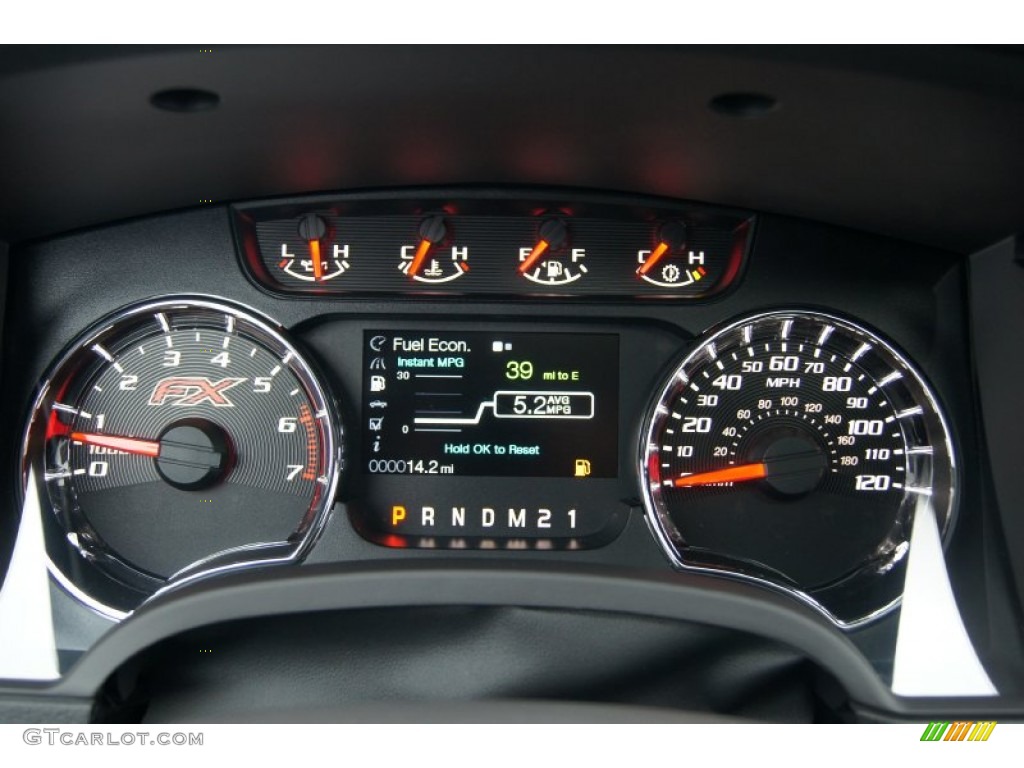 2013 Ford F150 FX2 SuperCrew Gauges Photo #72917584
