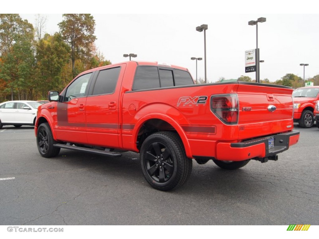 Race Red 2013 Ford F150 FX2 SuperCrew Exterior Photo #72917953
