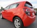 2013 Inferno Orange Metallic Chevrolet Sonic LT Hatch  photo #5