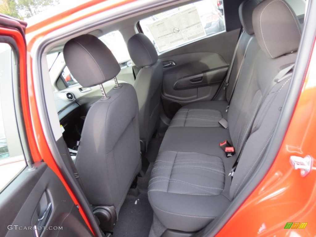 Jet Black/Dark Titanium Interior 2013 Chevrolet Sonic LT Hatch Photo #72918097