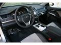 2012 Toyota Camry Black/Ash Interior Prime Interior Photo