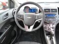 Jet Black/Dark Titanium 2013 Chevrolet Sonic LT Hatch Steering Wheel