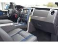 2013 Ford F150 Raptor Black Leather/Cloth with Blue Accent Interior Interior Photo
