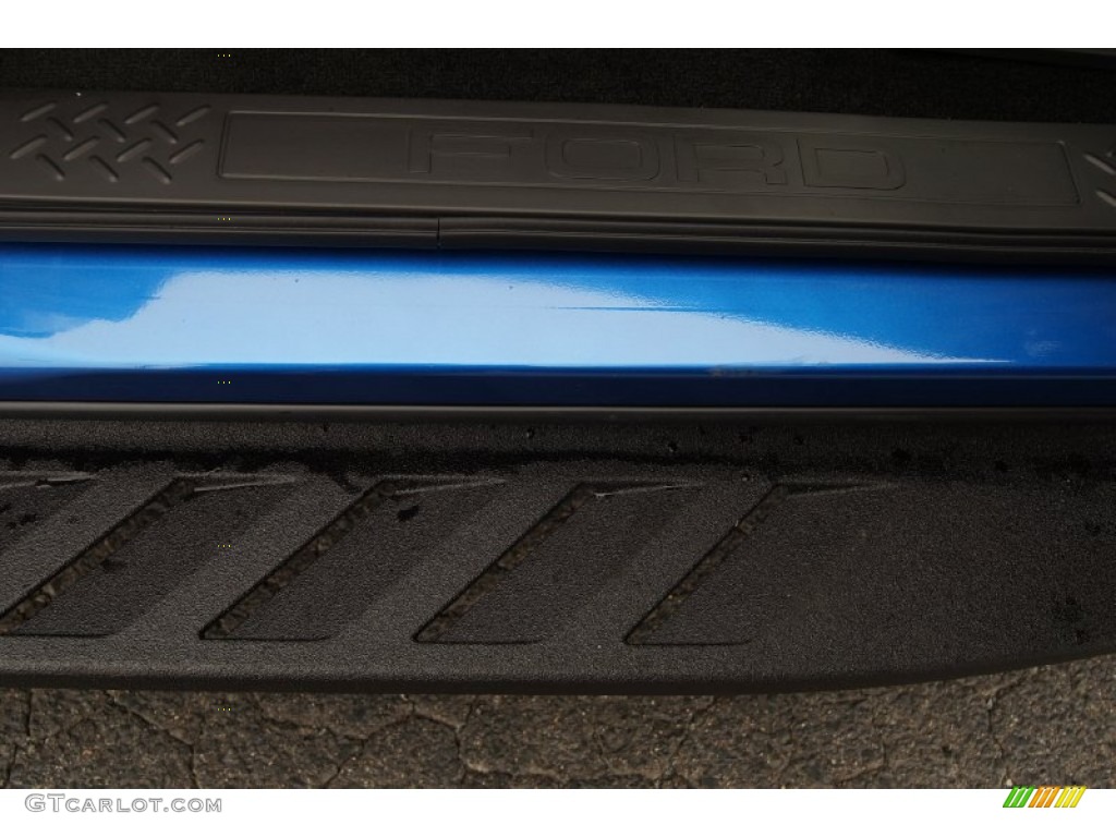 2013 F150 SVT Raptor SuperCrew 4x4 - Blue Flame Metallic / Raptor Black Leather/Cloth with Blue Accent photo #18