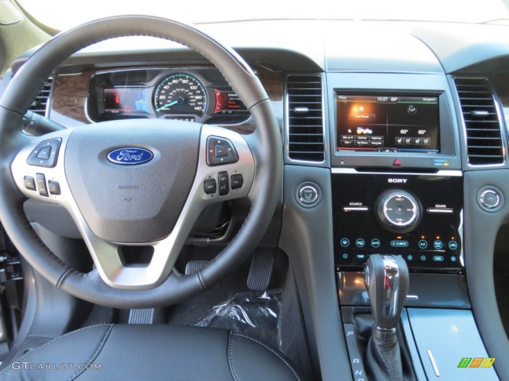 2013 Ford Taurus Limited Charcoal Black Dashboard Photo #72918464