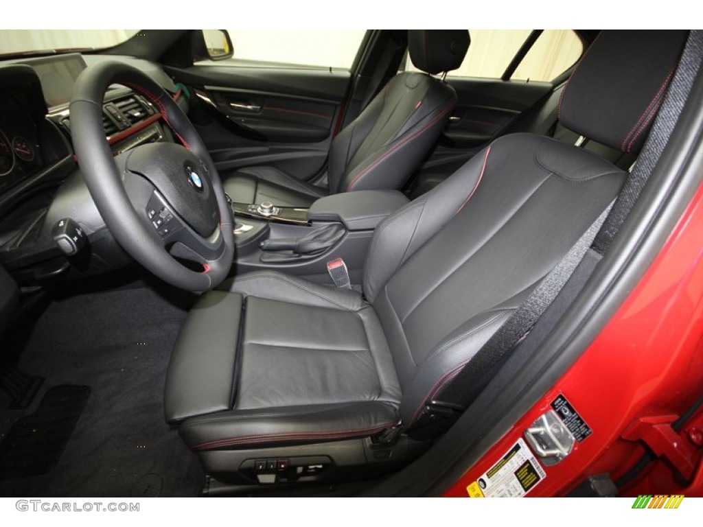 2013 3 Series 335i Sedan - Melbourne Red Metallic / Black photo #3