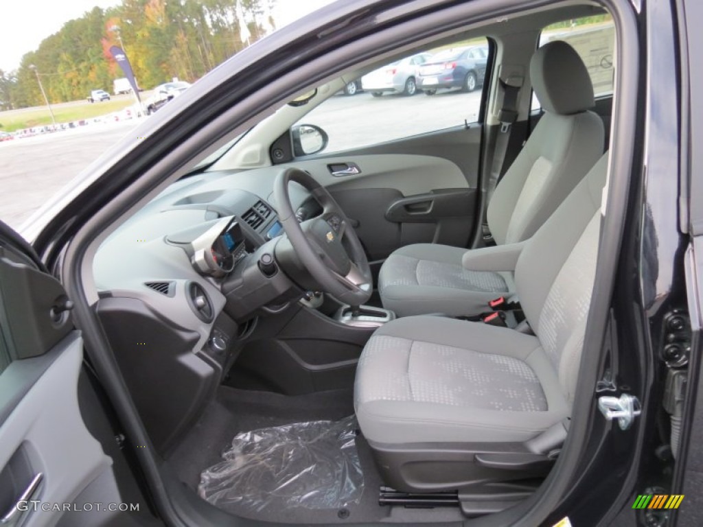 Jet Black/Dark Titanium Interior 2013 Chevrolet Sonic LS Sedan Photo #72918535