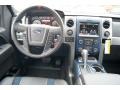 2013 Ford F150 Raptor Black Leather/Cloth with Blue Accent Interior Dashboard Photo