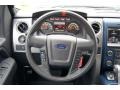 Raptor Black Leather/Cloth with Blue Accent 2013 Ford F150 SVT Raptor SuperCrew 4x4 Steering Wheel