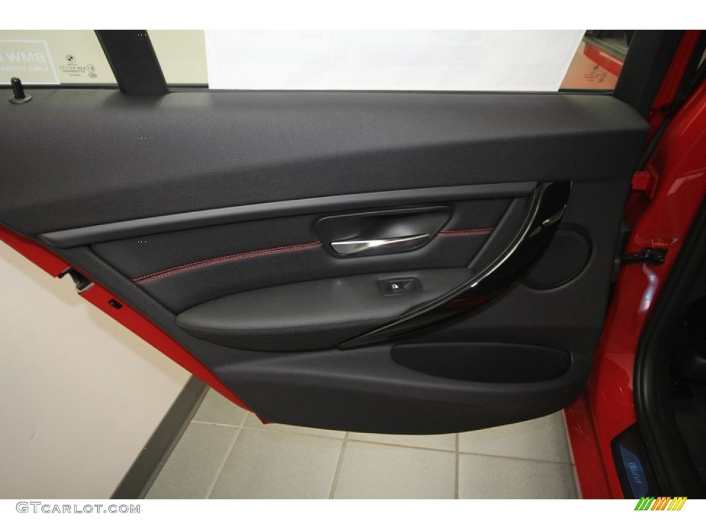 2013 3 Series 335i Sedan - Melbourne Red Metallic / Black photo #25