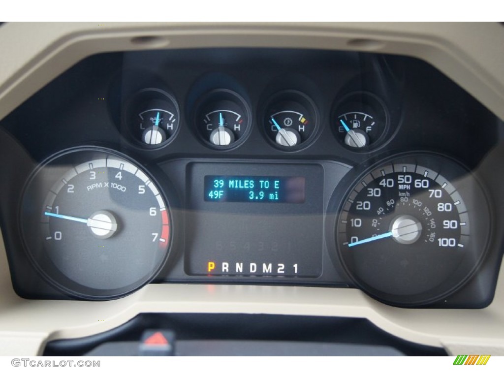 2012 Ford F250 Super Duty XLT SuperCab 4x4 Gauges Photo #72920068