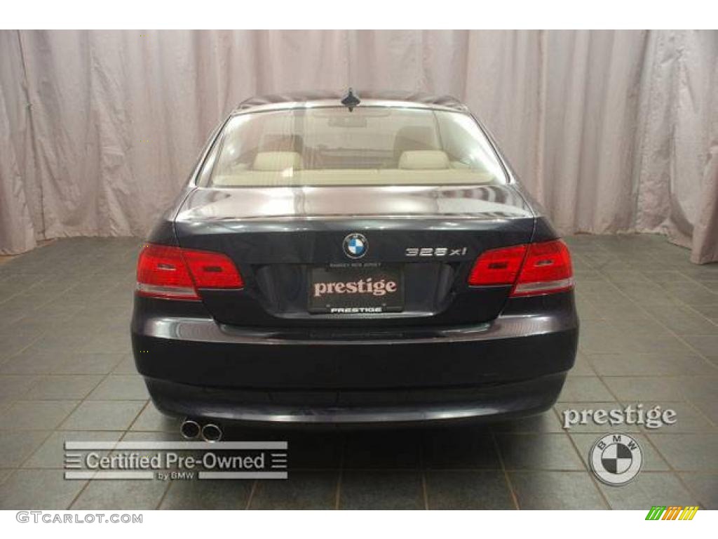2007 3 Series 328xi Coupe - Monaco Blue Metallic / Cream Beige photo #2