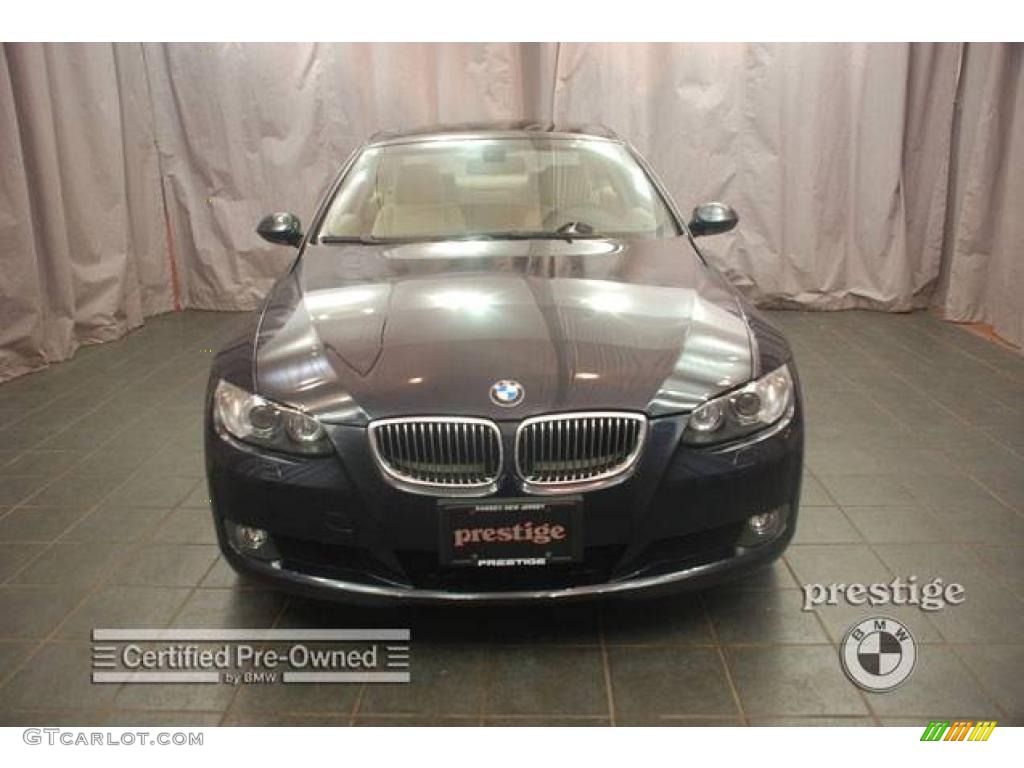 2007 3 Series 328xi Coupe - Monaco Blue Metallic / Cream Beige photo #6