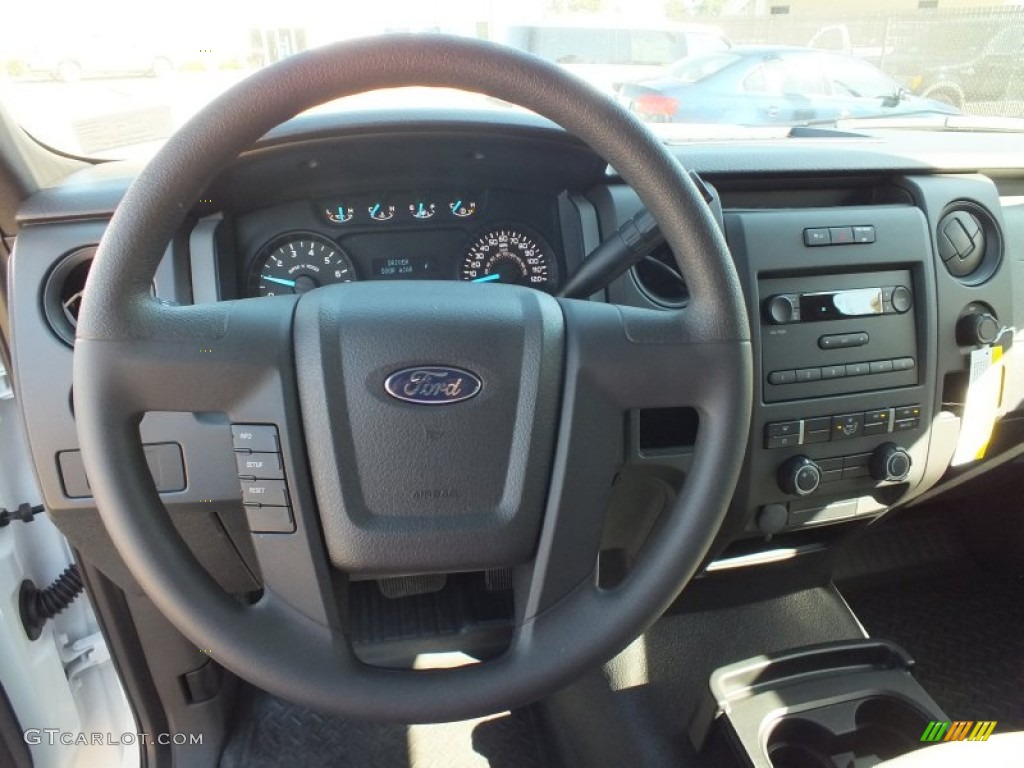 2013 Ford F150 XL Regular Cab Steel Gray Dashboard Photo #72920756