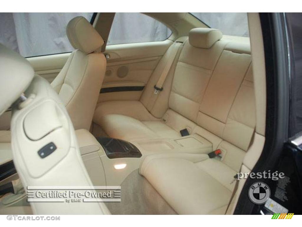 2007 3 Series 328xi Coupe - Monaco Blue Metallic / Cream Beige photo #12