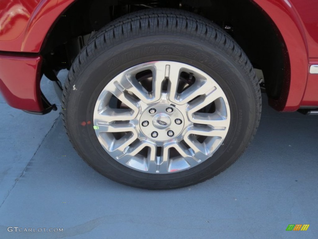 2013 Ford F150 Platinum SuperCrew Wheel Photo #72921427