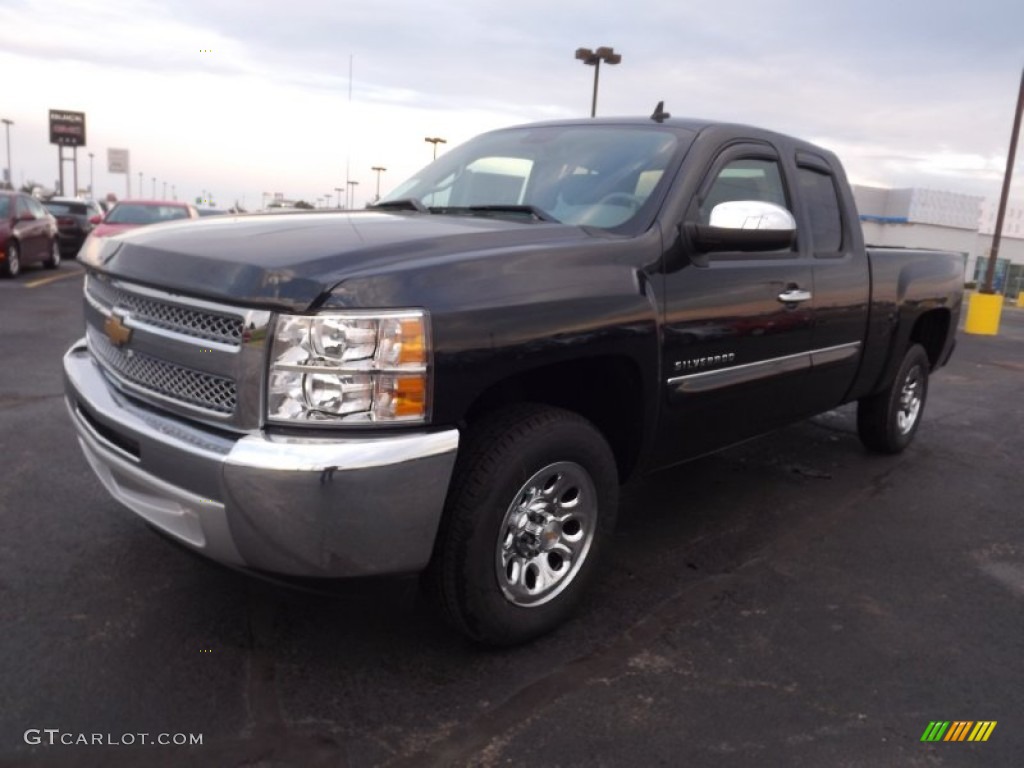 2013 Silverado 1500 LT Extended Cab - Blue Ray Metallic / Light Titanium/Dark Titanium photo #1