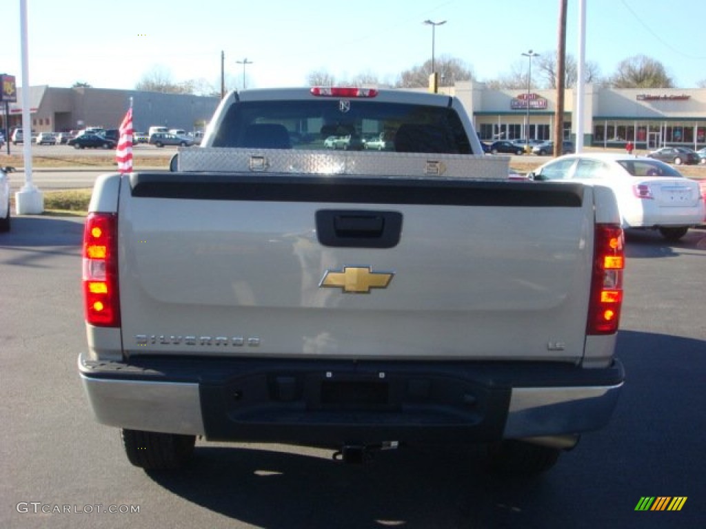 2009 Silverado 1500 LS Regular Cab - Silver Birch Metallic / Dark Titanium photo #3