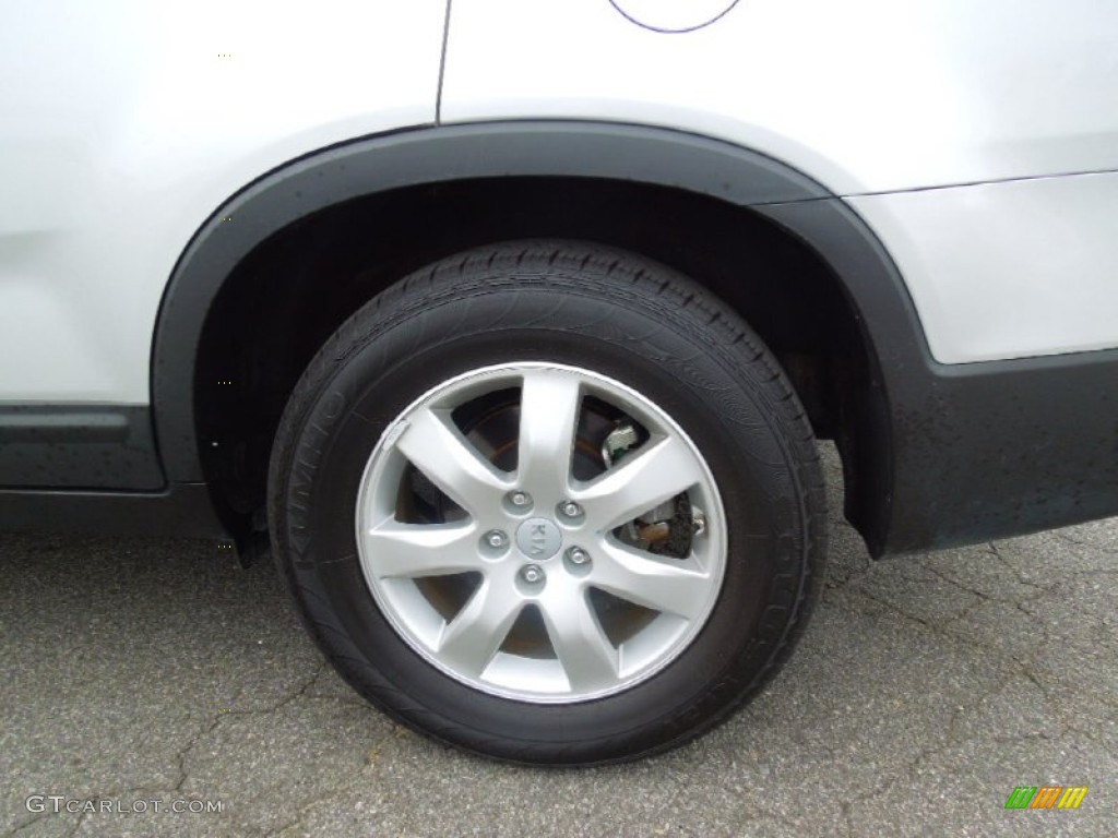 2012 Sorento LX V6 AWD - Bright Silver / Black photo #9