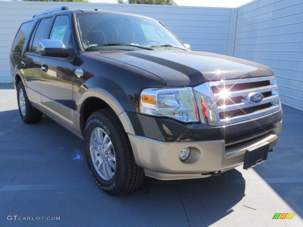 2013 Expedition King Ranch 4x4 - Tuxedo Black / King Ranch Charcoal Black/Chaparral Leather photo #1