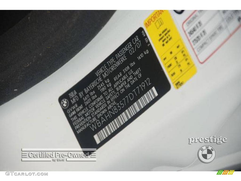 2007 7 Series 750Li Sedan - Alpine White / Cream Beige photo #10