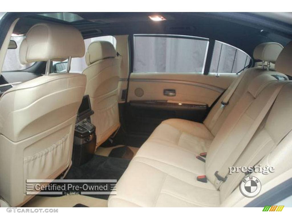 2007 7 Series 750Li Sedan - Alpine White / Cream Beige photo #12