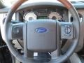 King Ranch Charcoal Black/Chaparral Leather Steering Wheel Photo for 2013 Ford Expedition #72922708