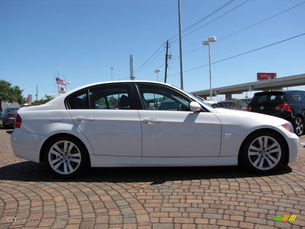 2008 3 Series 328i Sedan - Alpine White / Black photo #6