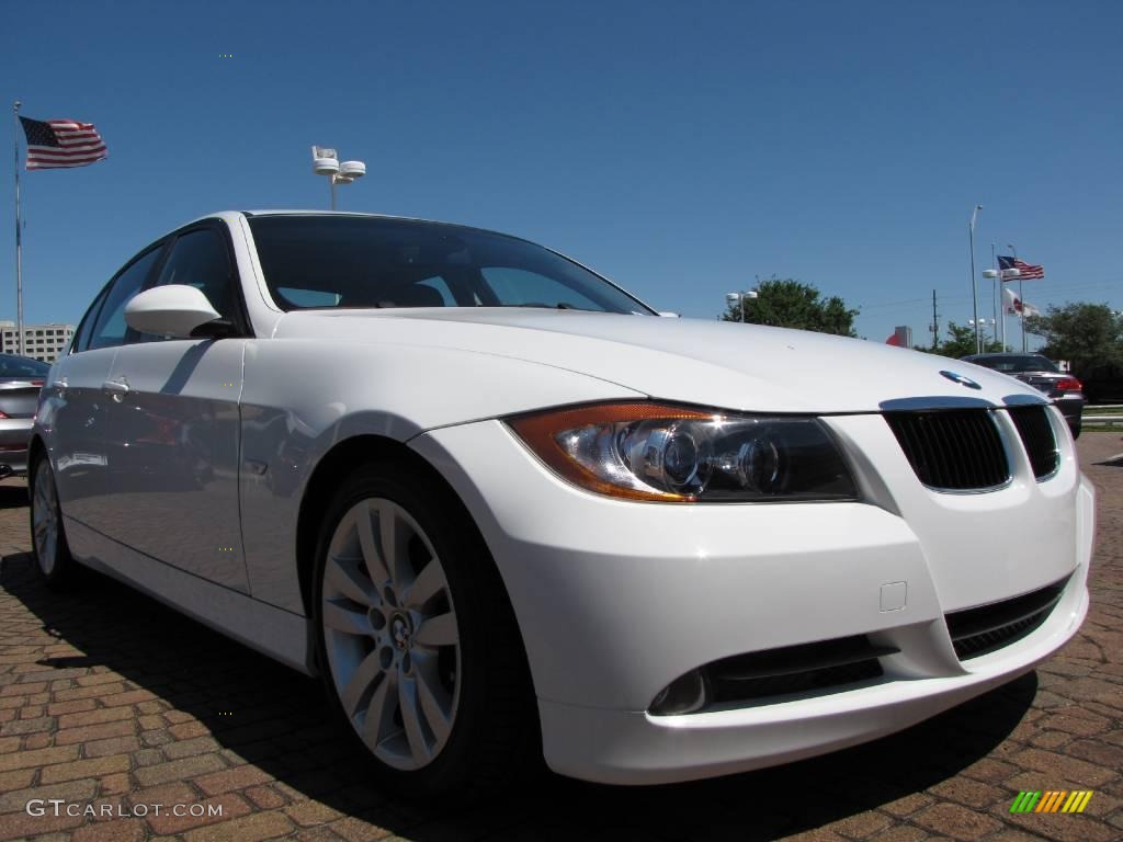 2008 3 Series 328i Sedan - Alpine White / Black photo #7
