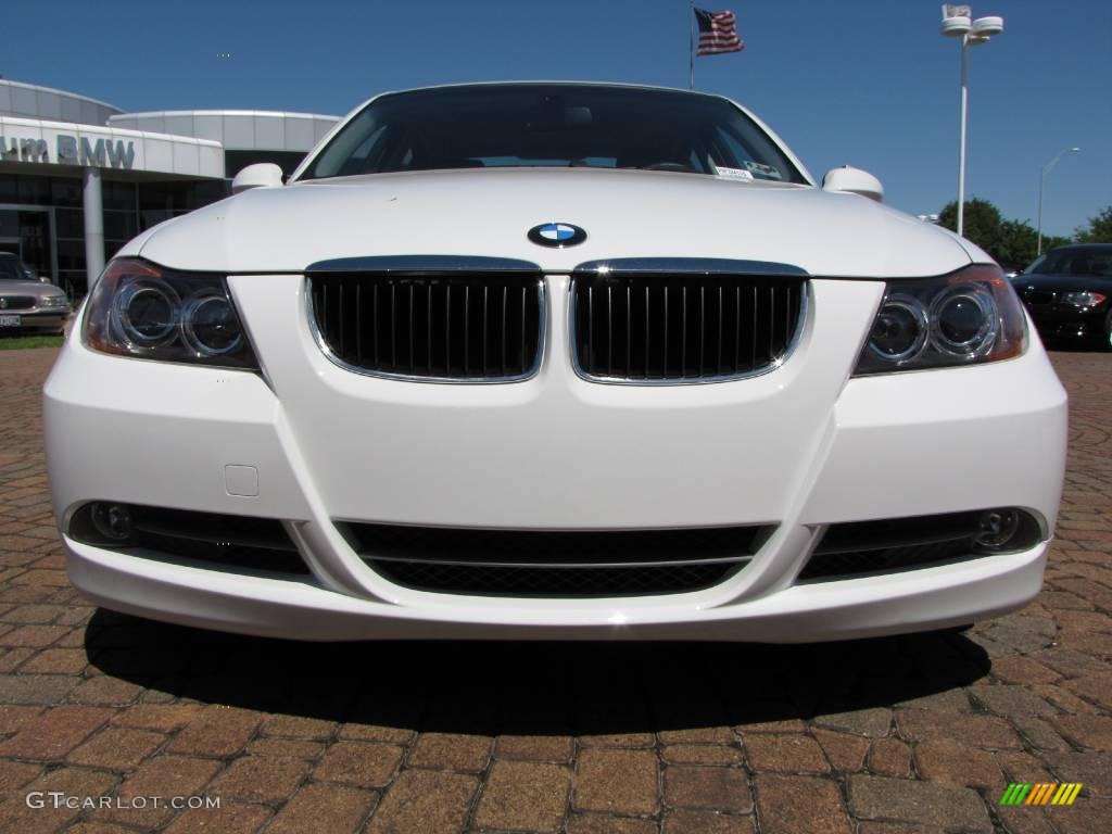 2008 3 Series 328i Sedan - Alpine White / Black photo #8