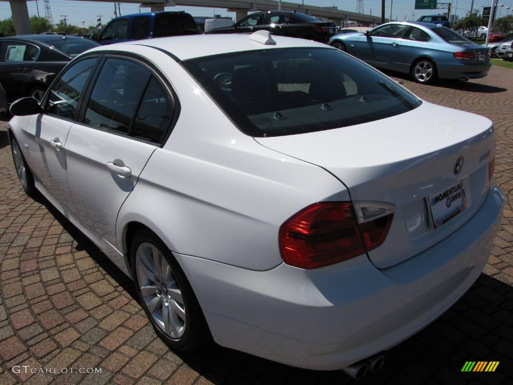 2008 3 Series 328i Sedan - Alpine White / Black photo #11