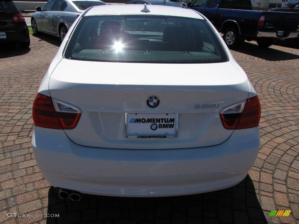 2008 3 Series 328i Sedan - Alpine White / Black photo #12