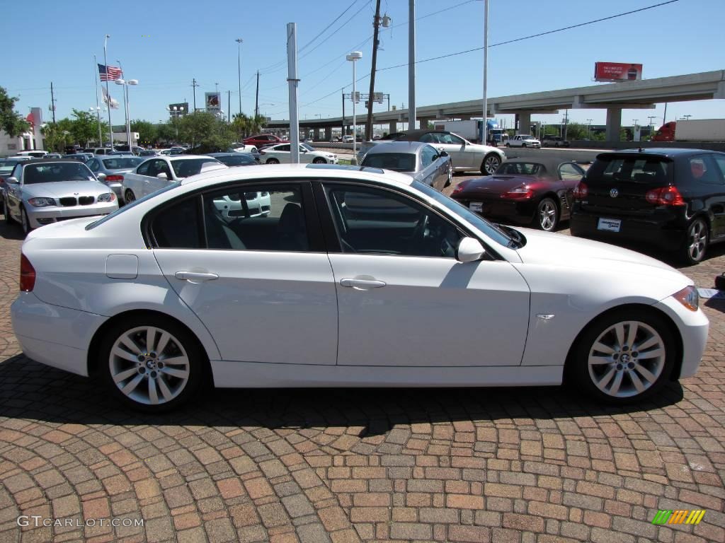 2008 3 Series 328i Sedan - Alpine White / Black photo #14
