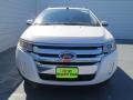 2013 White Platinum Tri-Coat Ford Edge SEL  photo #7