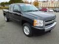 2010 Black Granite Metallic Chevrolet Silverado 1500 LT Extended Cab 4x4  photo #1