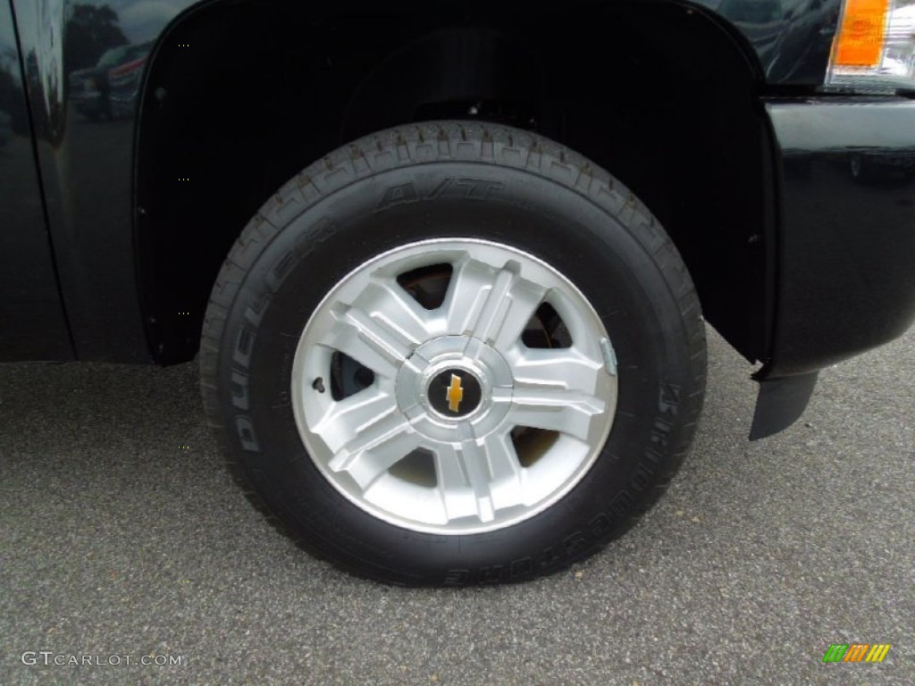 2010 Silverado 1500 LT Extended Cab 4x4 - Black Granite Metallic / Light Titanium/Ebony photo #7