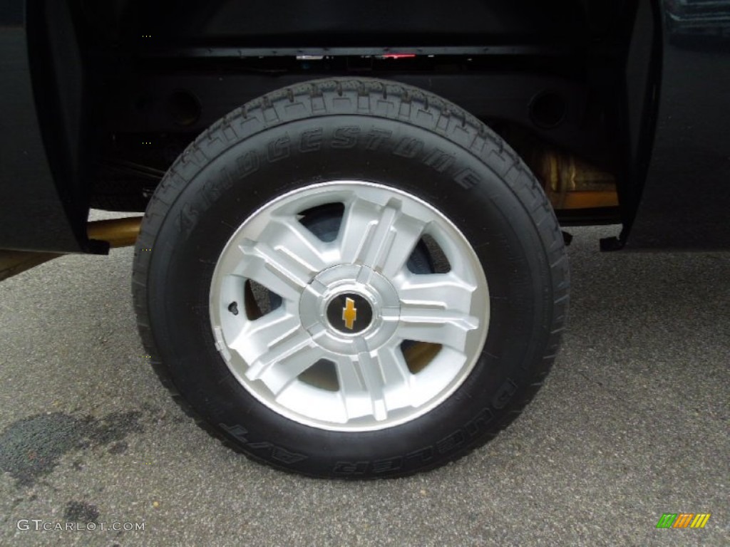 2010 Silverado 1500 LT Extended Cab 4x4 - Black Granite Metallic / Light Titanium/Ebony photo #8