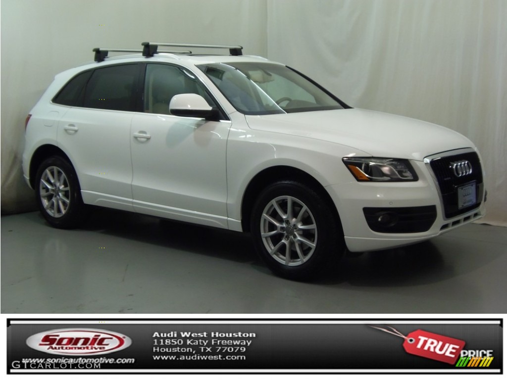 2009 Q5 3.2 Premium quattro - Ibis White / Cardamom Beige photo #1