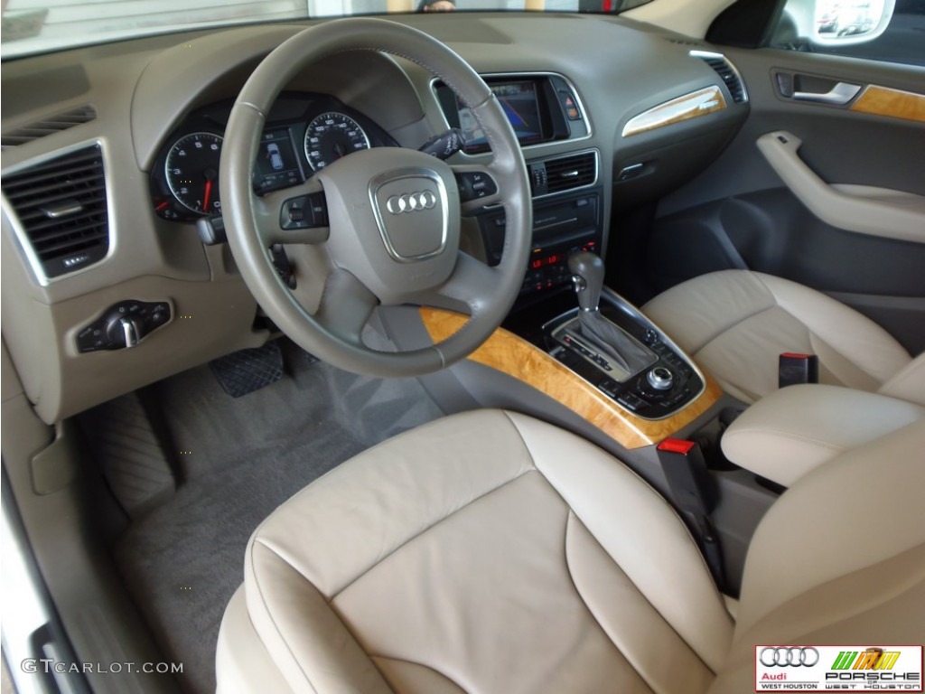 2009 Q5 3.2 Premium quattro - Ibis White / Cardamom Beige photo #8