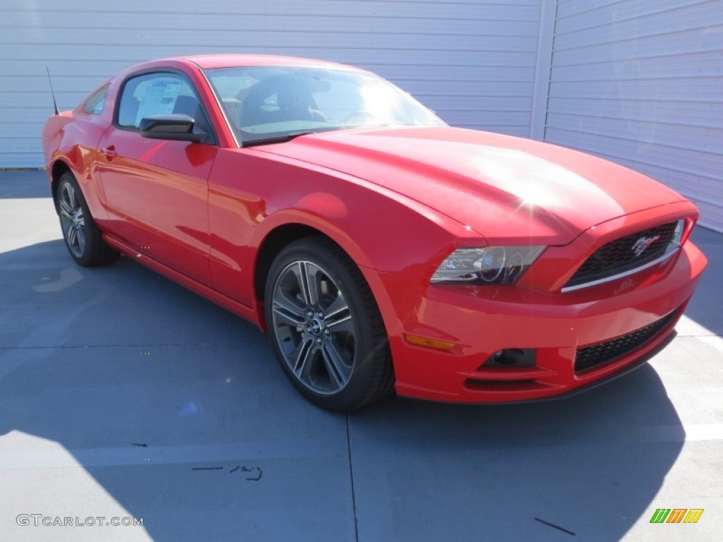 2013 Mustang V6 Coupe - Race Red / Charcoal Black photo #1