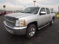 2013 Silver Ice Metallic Chevrolet Silverado 1500 LT Crew Cab 4x4  photo #1