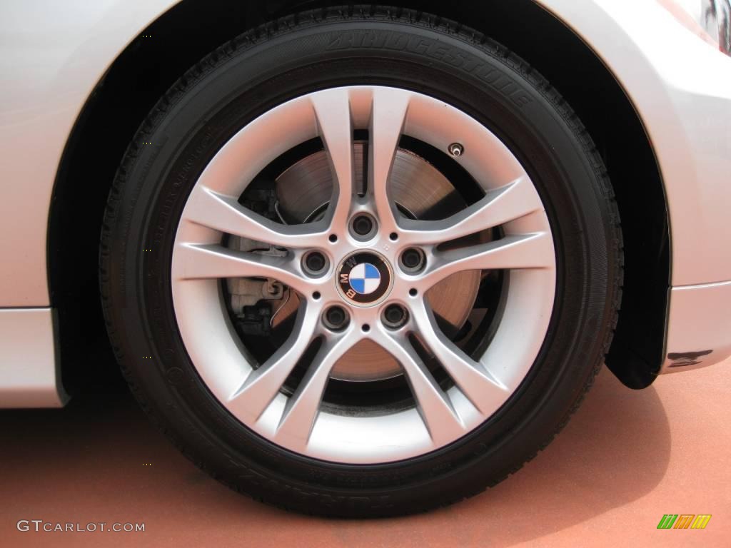 2008 3 Series 328i Sedan - Titanium Silver Metallic / Black photo #12
