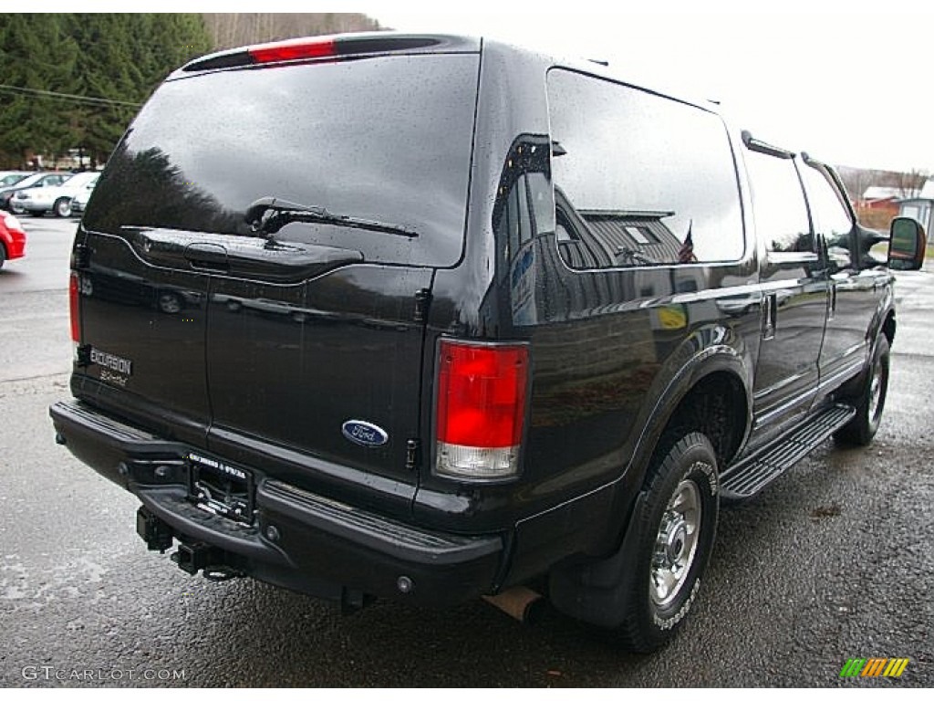 2004 Excursion Limited 4x4 - Black / Medium Parchment photo #11