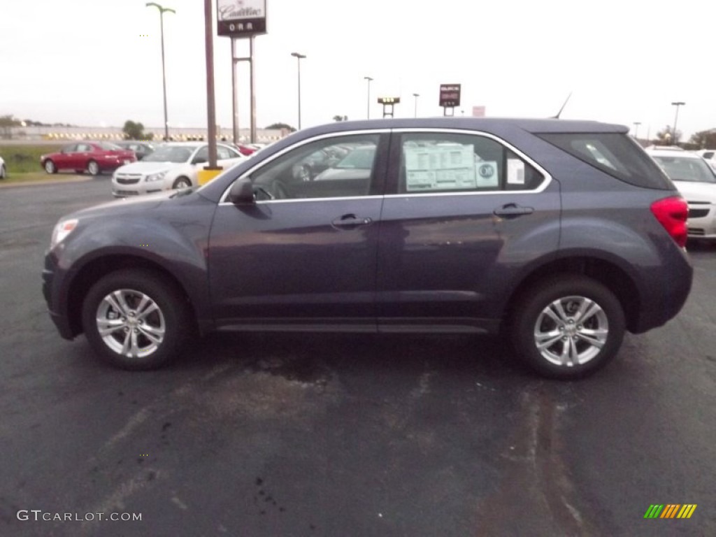 2013 Equinox LS - Atlantis Blue Metallic / Jet Black photo #8